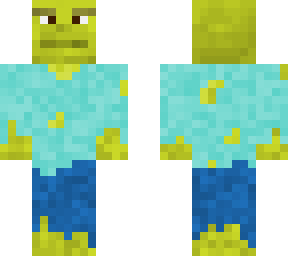 shrek crosses over minecraft