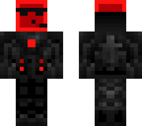 slime robot red/black