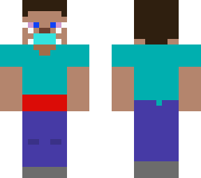 steve with a mouth mask