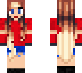 woman in red