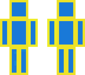 yellow and blue