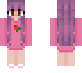~purple hair rose hoodie girl~