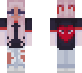 blonde girl jeans hoodie bows (credit to pinksand)