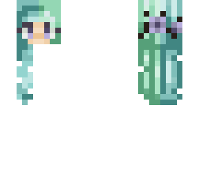 blue green hair base