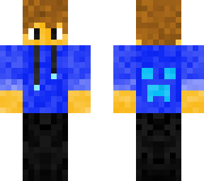 blue sweatshirt