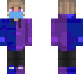 blurpled with mask