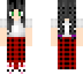 braided black hair girl with cute pajamas