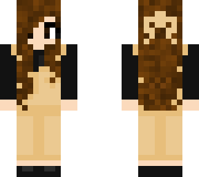 chica con entero beige