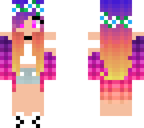 colourful girl // edit original by katetheskinkid