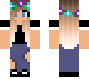 flower crown girl