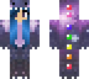 galaxy dino girl