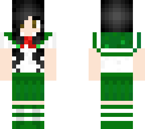 green school girl