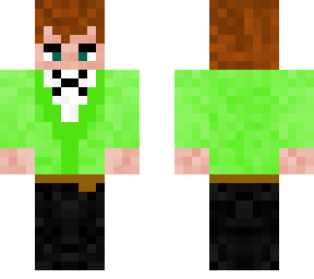 green suit