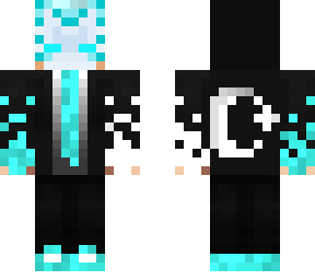 ice blue kitsune