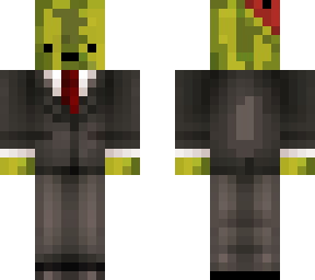 melon man in suit