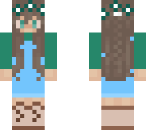 overalls with headband template used