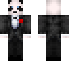 panda in suit