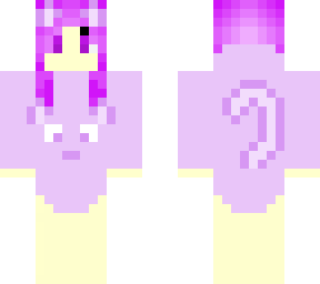 pastel purple cat hoodie (down)