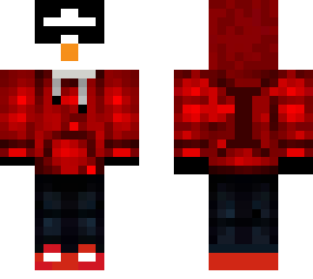 penguin with glasses and hoodie