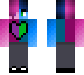 pink and blue