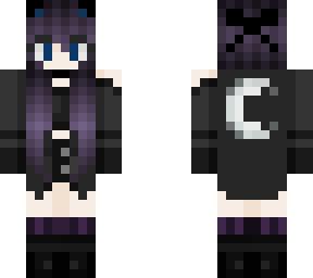 purple hair goth d: