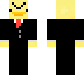 angry ducky with suit