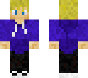 blonde boy with blue hoodie (darker hair)