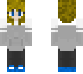 blonde hoodie girl