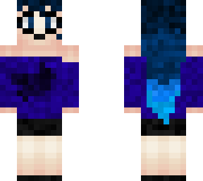 blue girl