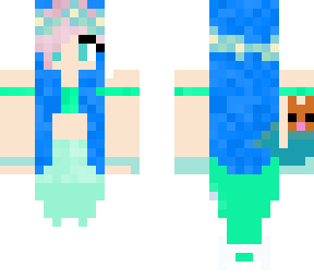 blue mermaid
