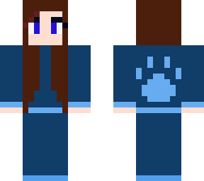 blue paw skin