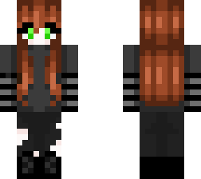 brown haired e-girl