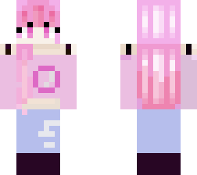 bubble gum girl uwu hair base by scaredofspiders