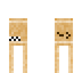 cardboard box (legs)