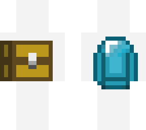 chest and diamond