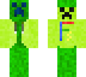 creeper in a hoodie with funstorm logo