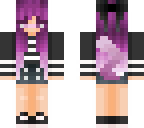 edited skin (pink wolf girl)