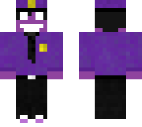 el hombre morado hecho por benjaff