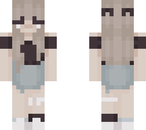 jean skirt girl :)