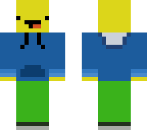 noob with a hoodie