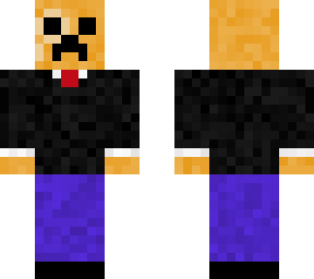 orange creeper suit +monocle