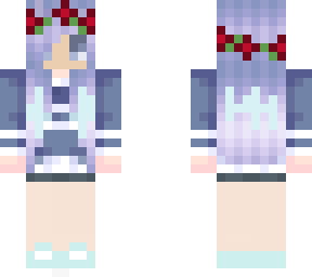 pastel blue girl