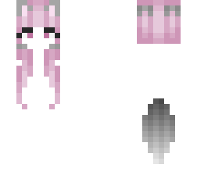 pink wolf girl - hb