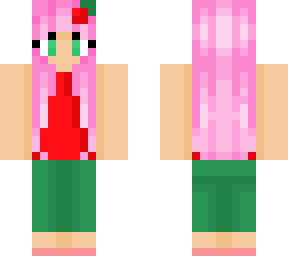 strawberry girl (4 pc)