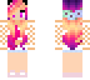 sunset summer girl