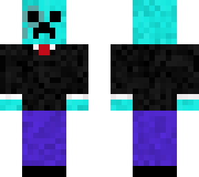teal creeper suit +monocle
