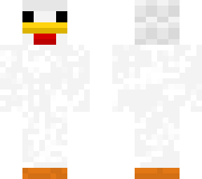 the man in the chicken costume