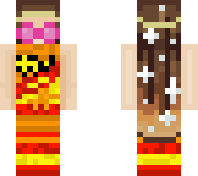bbloxiana's roblox character but in minecraft