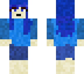 blue girl