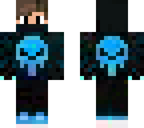 Blue Skull Boy | Minecraft Skin
